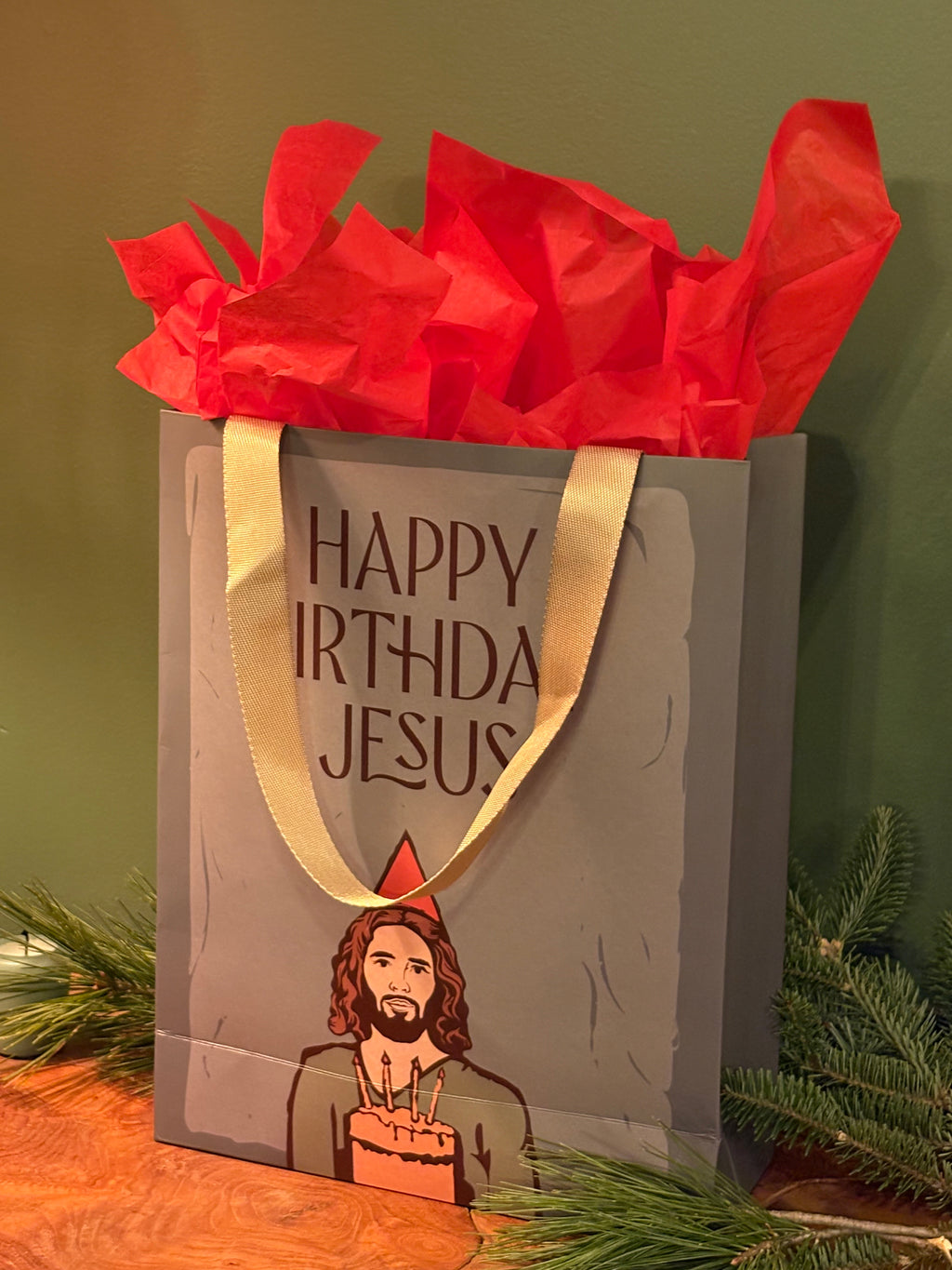 Happy Birthday Jesus Christmas Giftbag