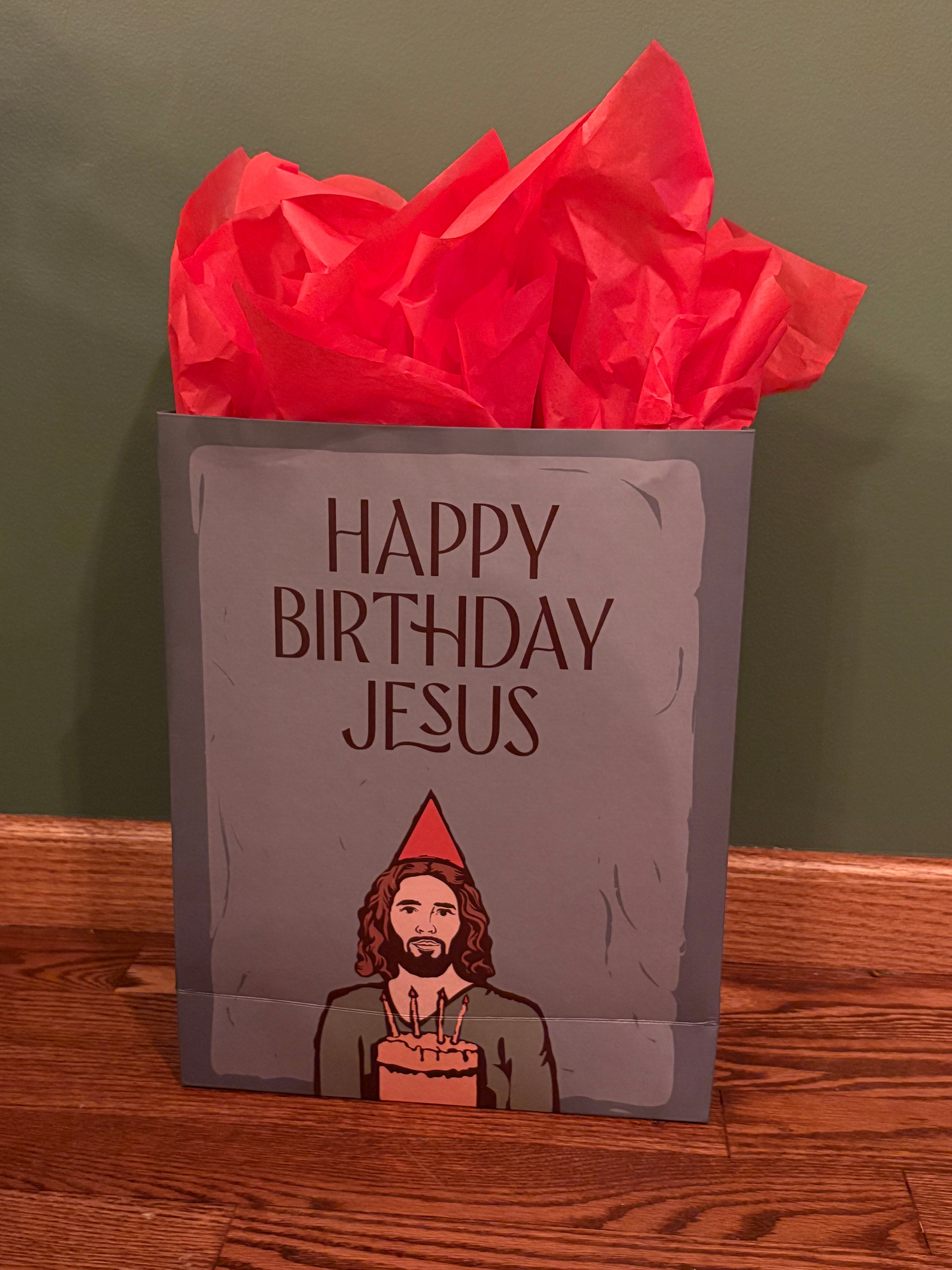 Happy Birthday Jesus Christmas Giftbag