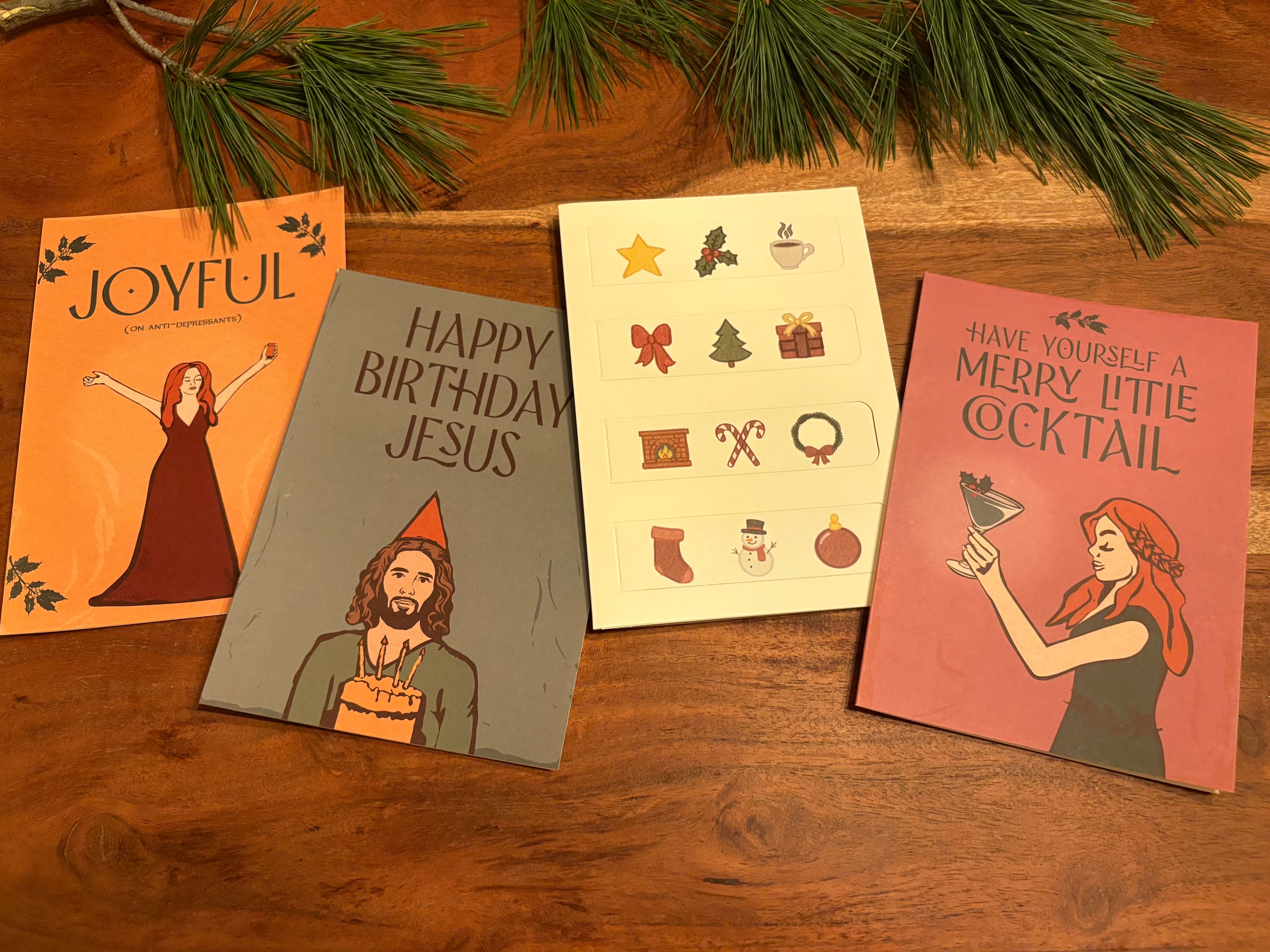 Happy Birthday Jesus Christmas Card