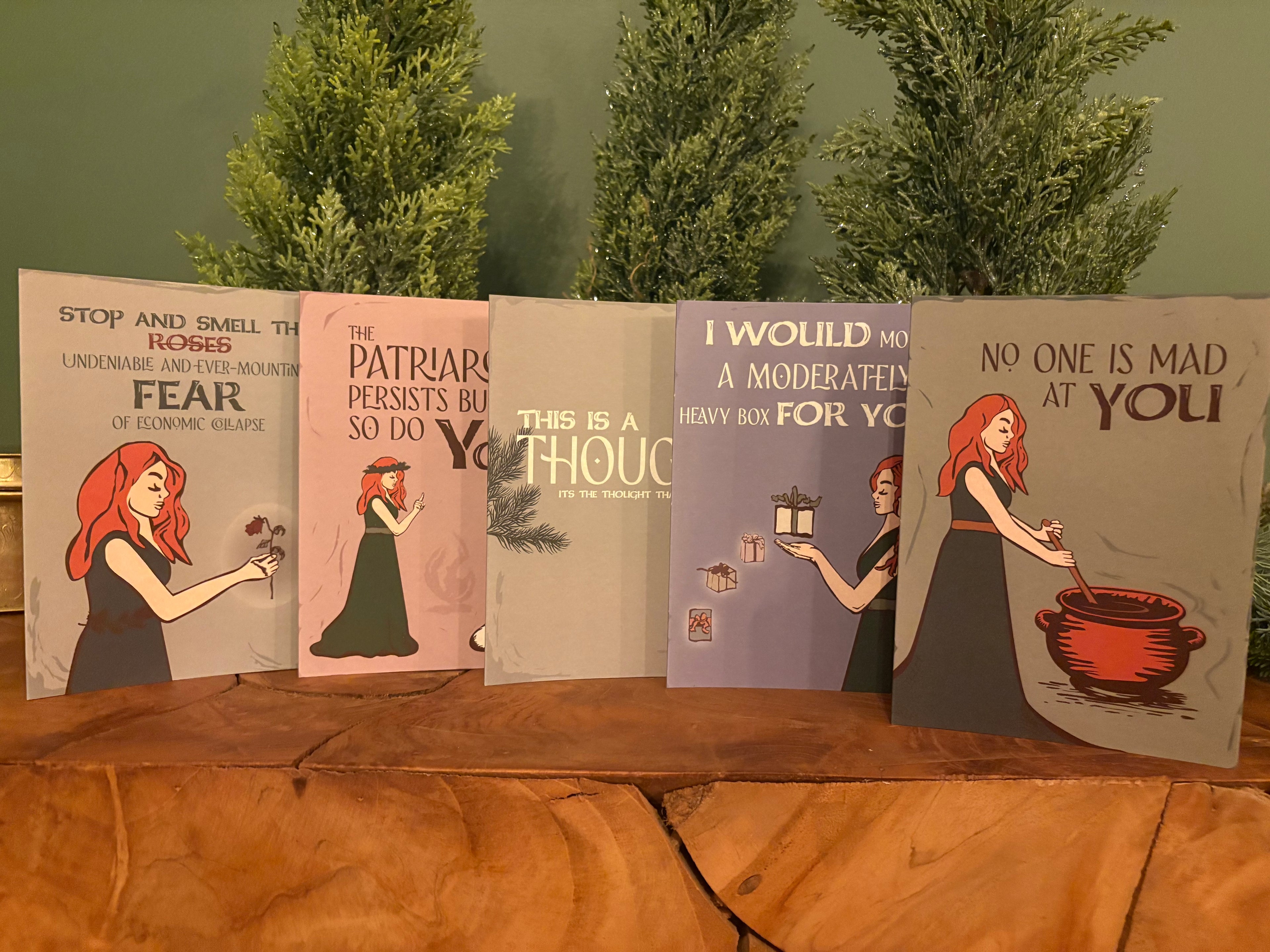 I Would Move a Box for You Greeting Card