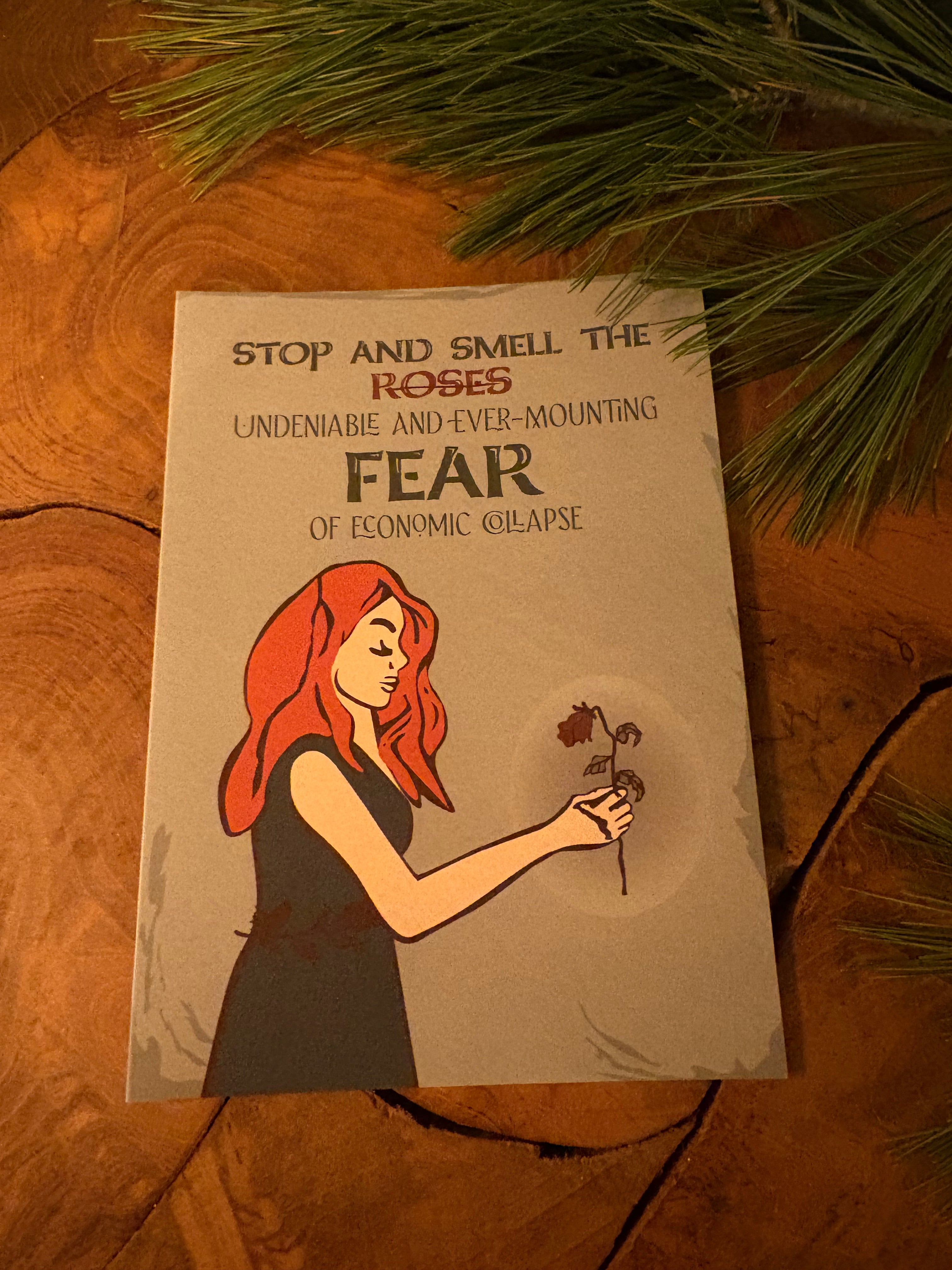 Stop & Smell the Roses Greeting Card