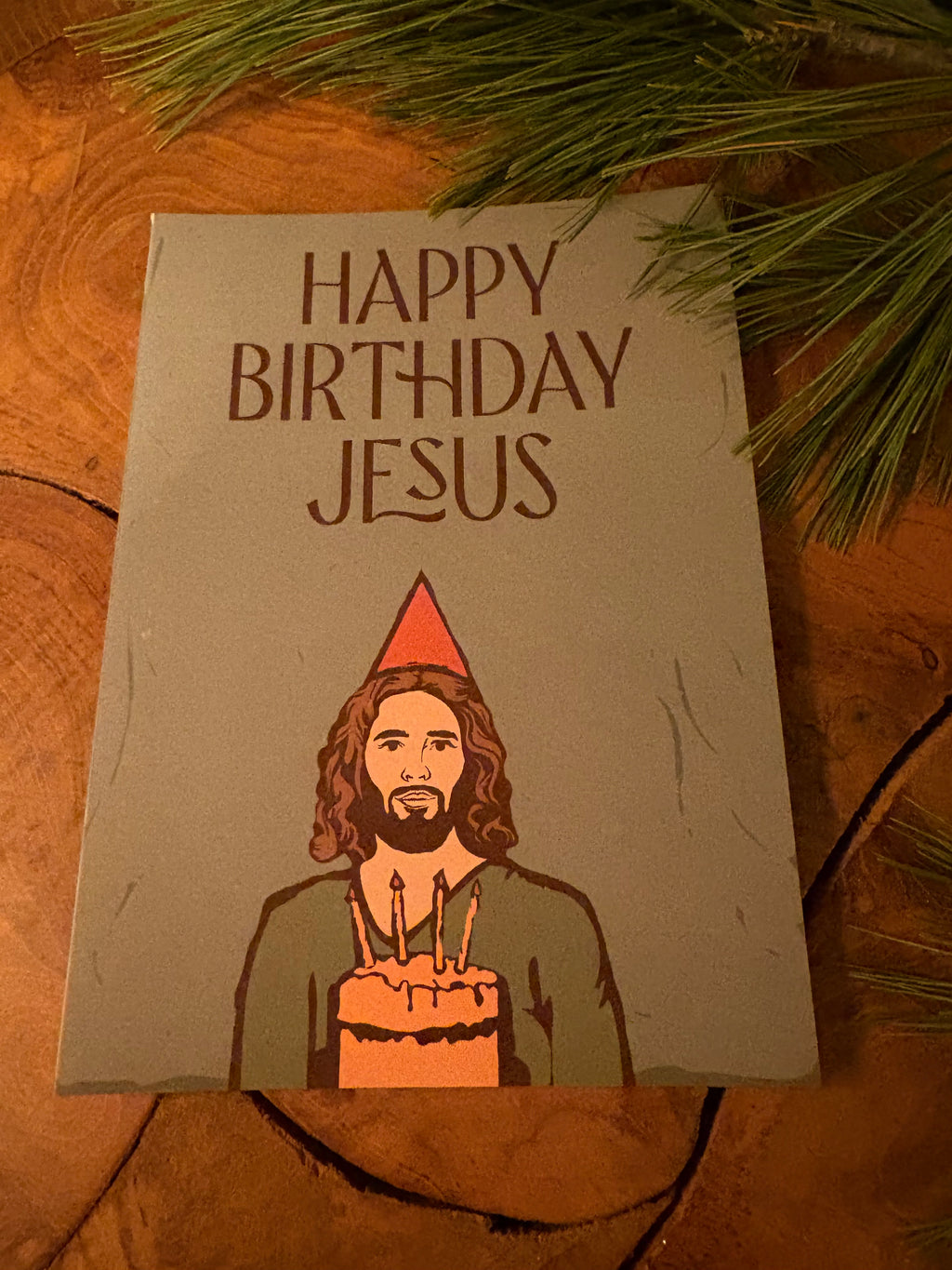 Happy Birthday Jesus Christmas Card