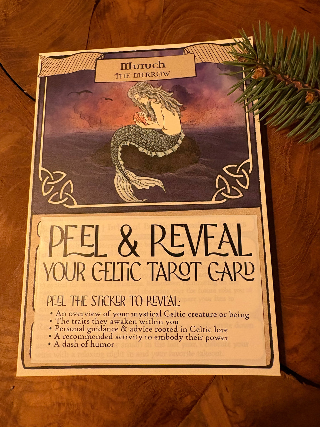 Celtic Tarot Greeting Card: The Merrow
