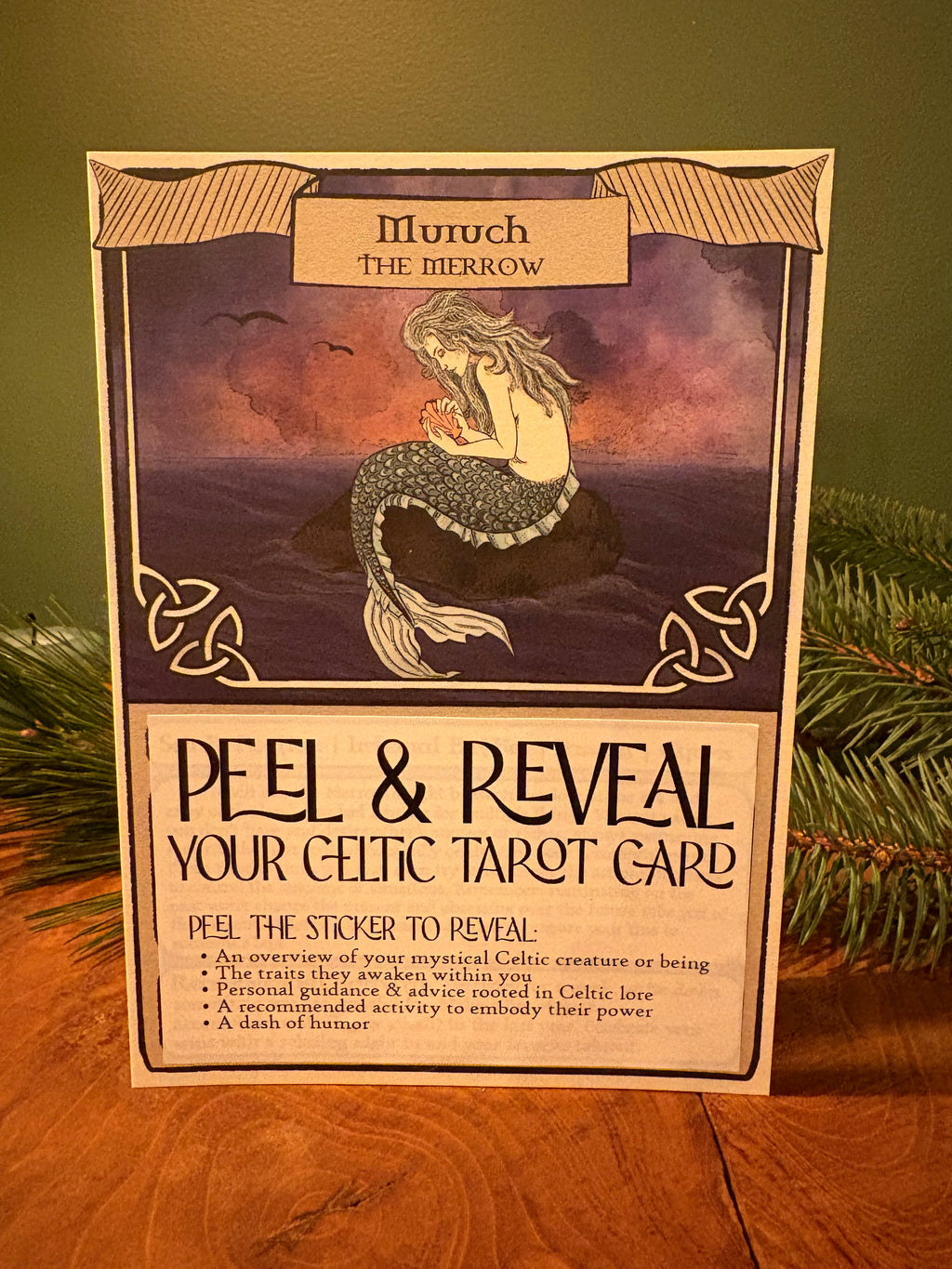 Celtic Tarot Greeting Card: The Merrow