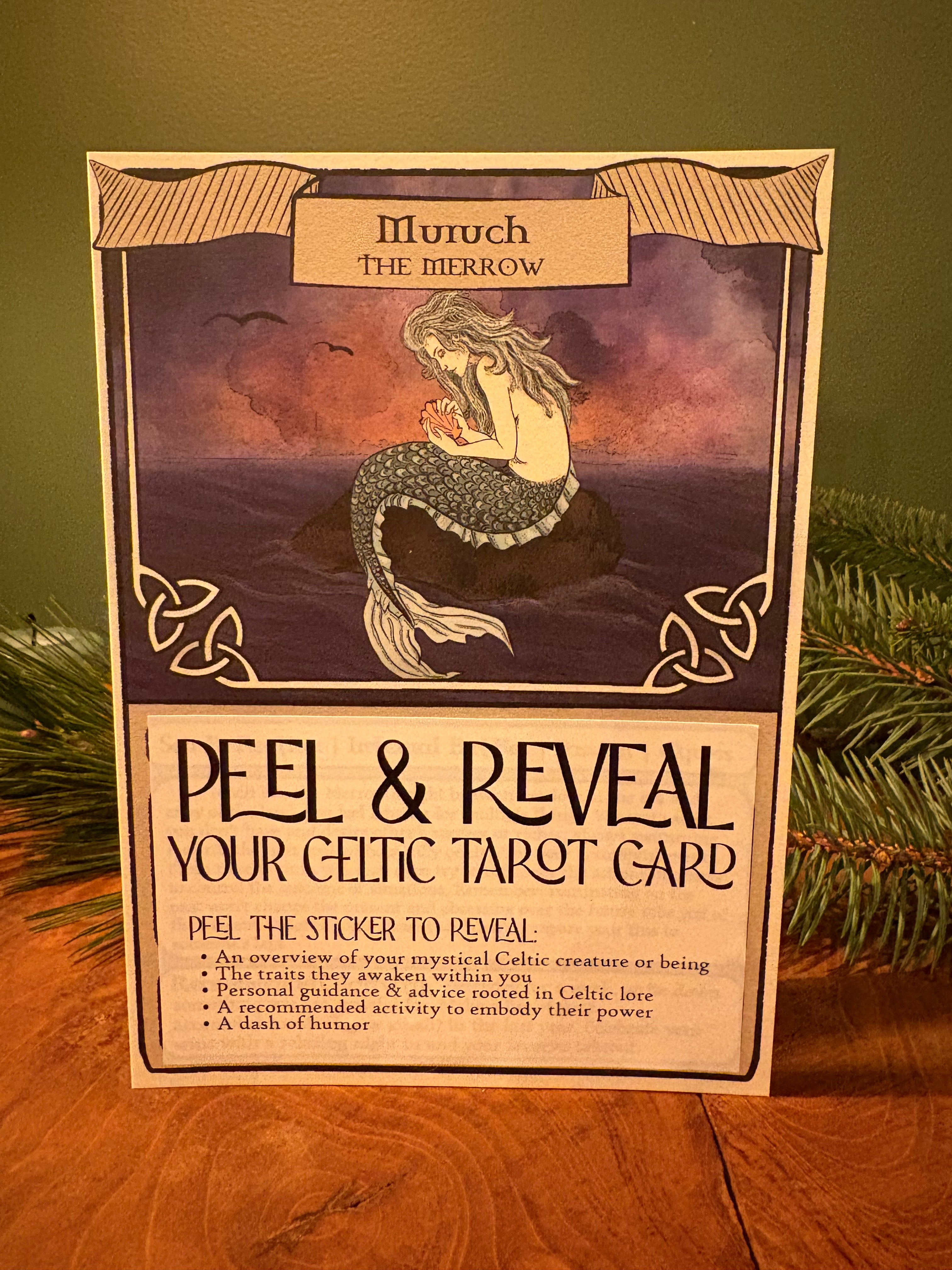 Celtic Tarot Greeting Card: The Merrow