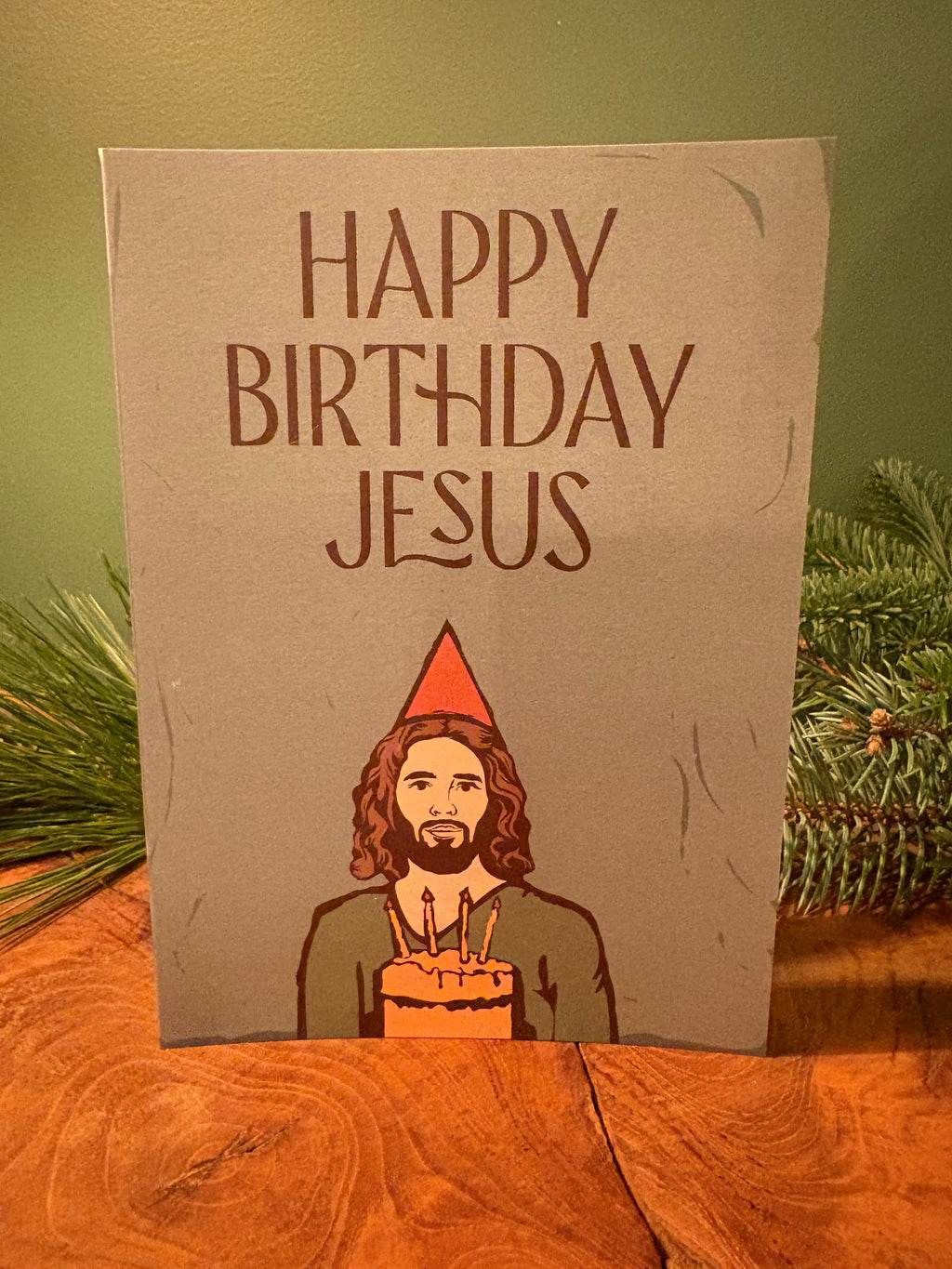 Happy Birthday Jesus Christmas Card