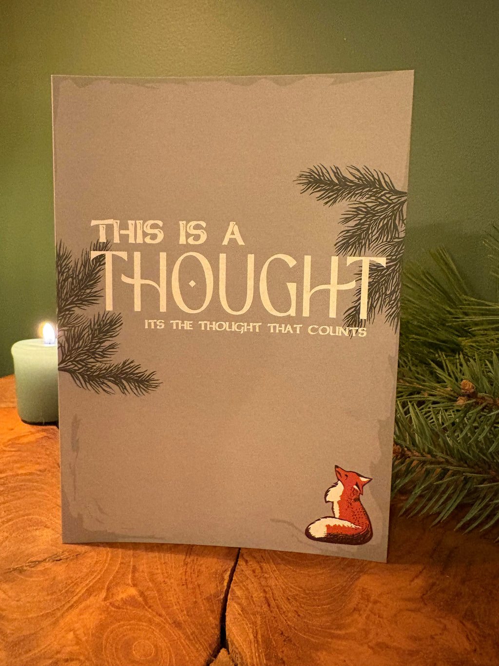 This is a Thought Greeting Card